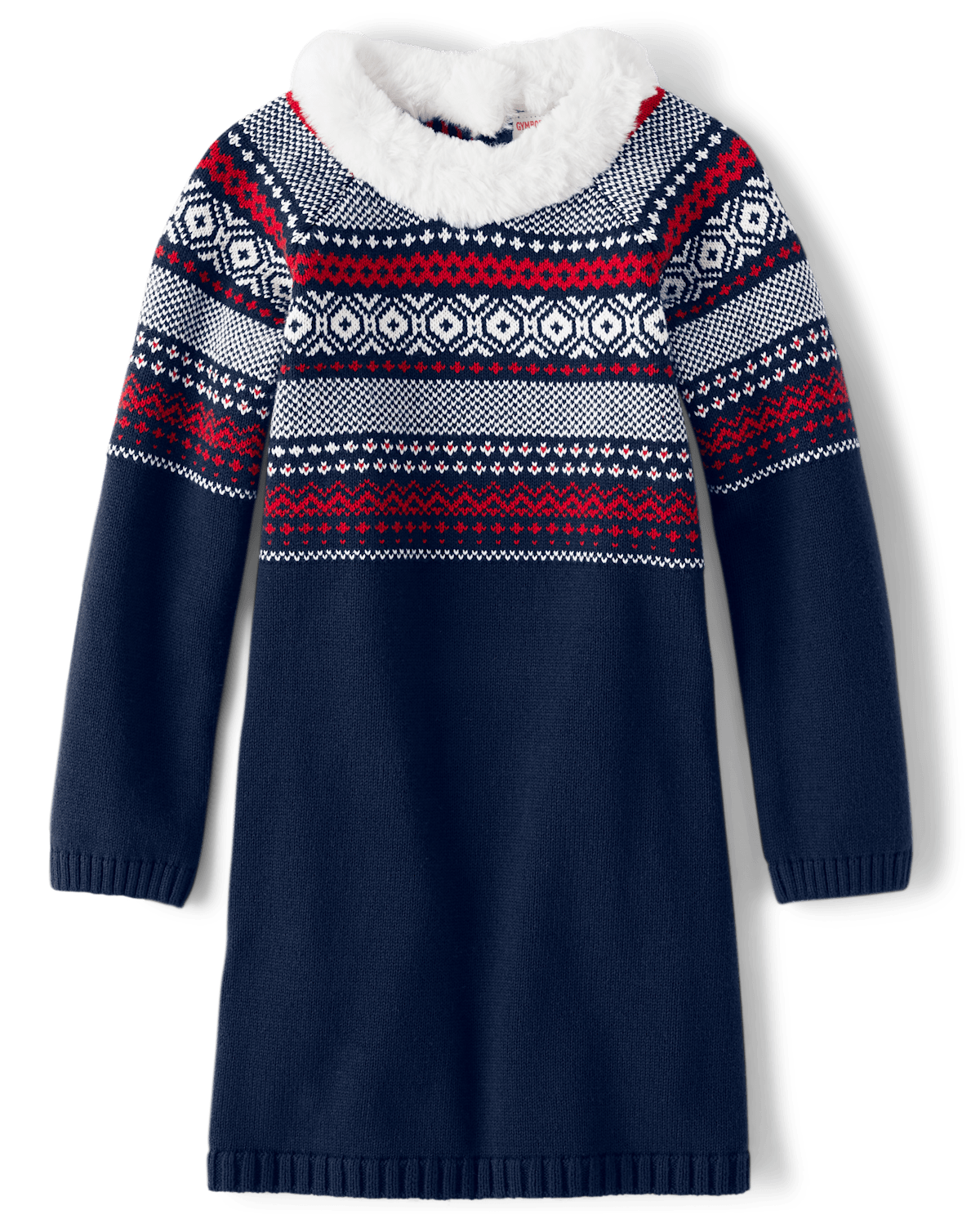 Детские платья Gymboree Girls Matching Family Fairisle Sweater Dress - Family Celebrations