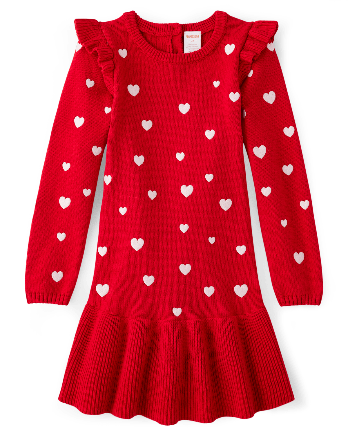 Детские платья Gymboree Girls Heart Sweater Dress - Valentine Cutie