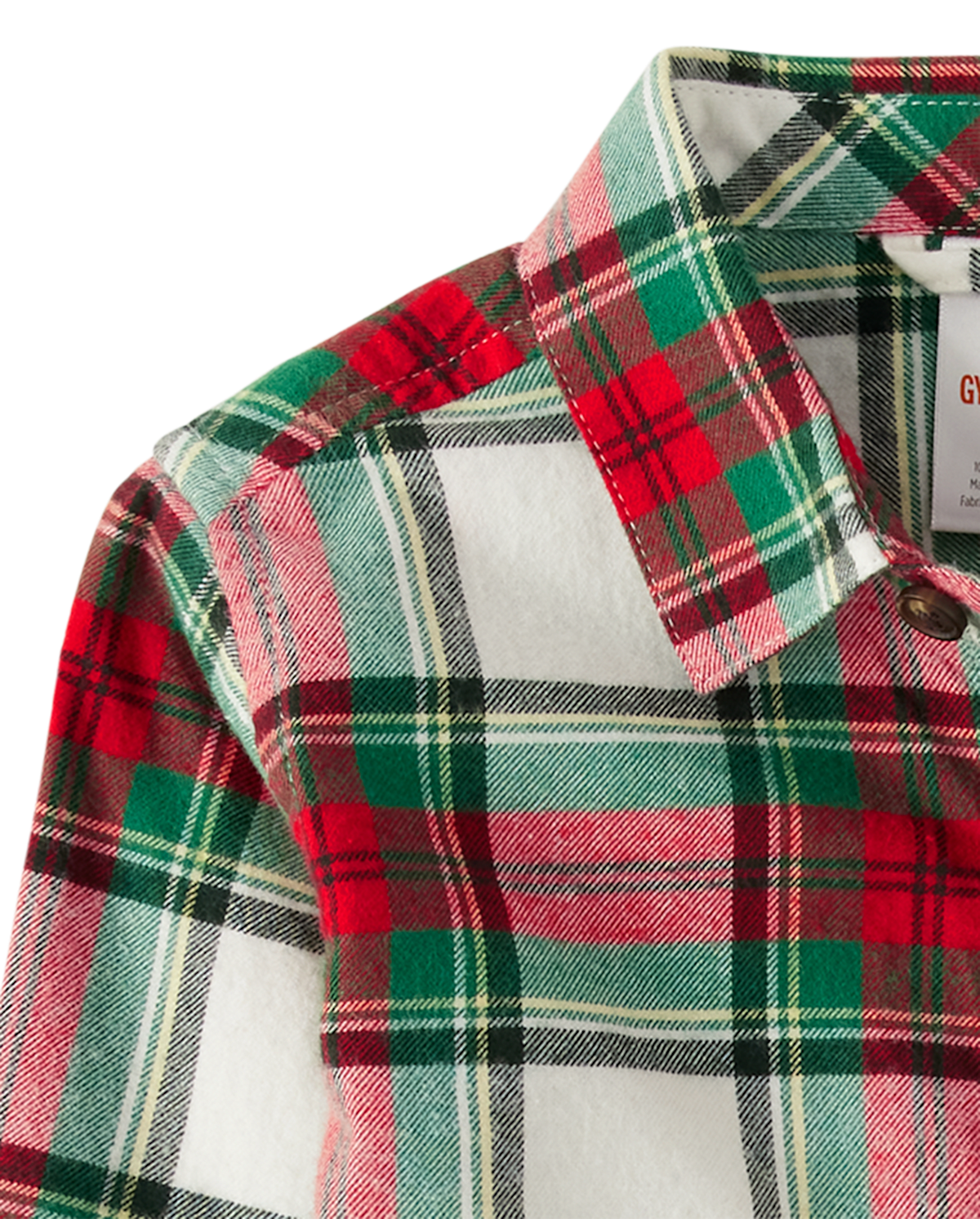 Детские рубашки Gymboree Boys Matching Family Plaid Button Up Shirt - Family Celebrations — фото 3