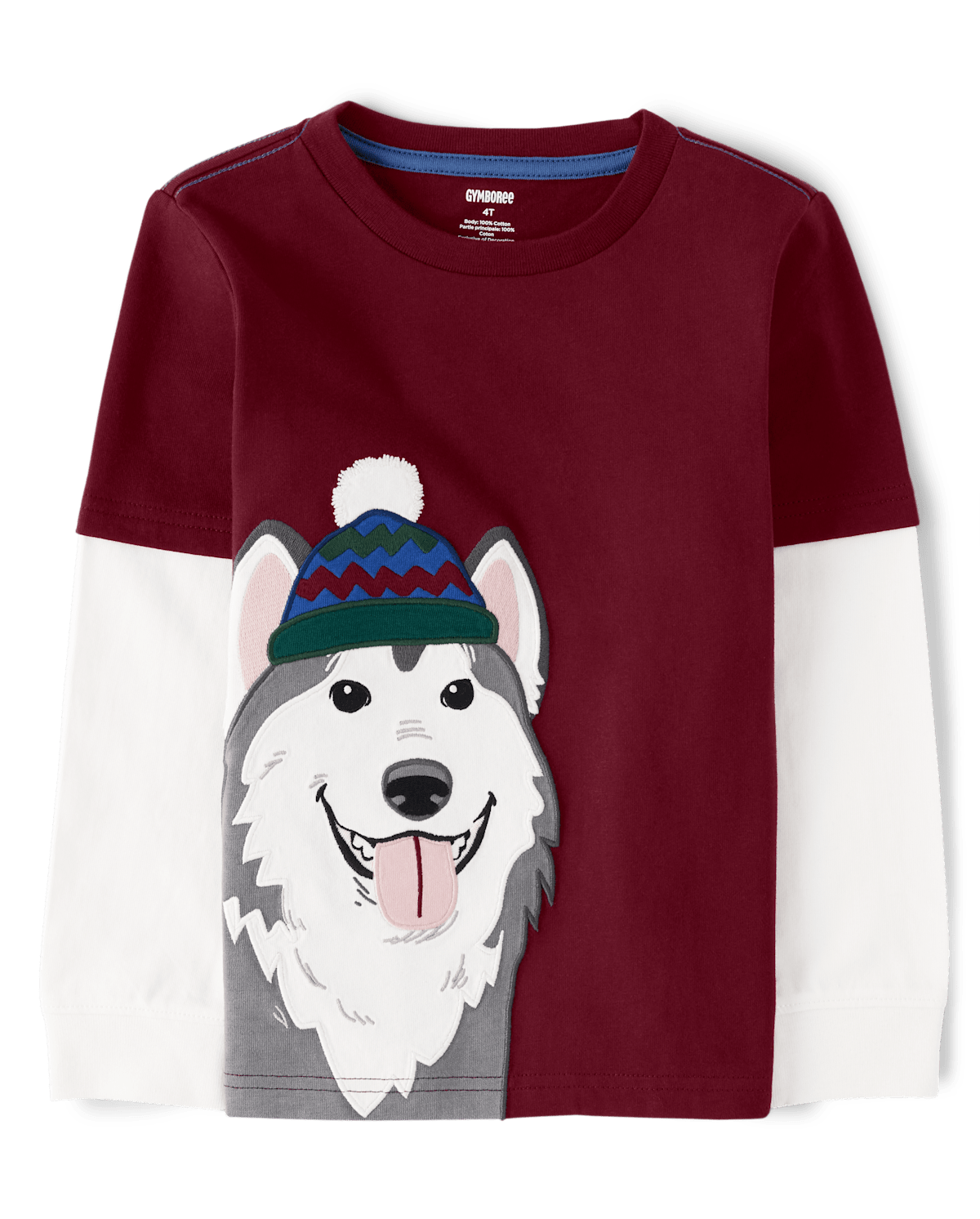 Детские топы Gymboree Boys Embroidered Layered Top - Playful Pups