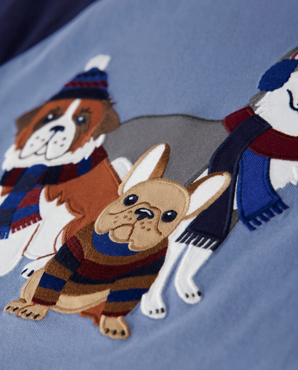 Детские топы Gymboree Boys Embroidered Dogs Raglan Top - Playful Pups