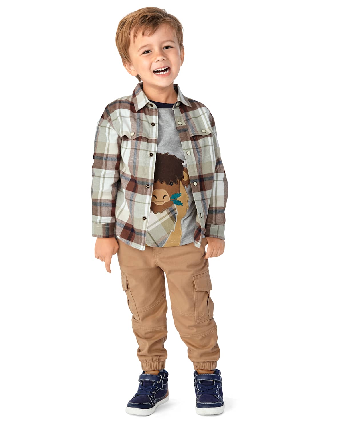 Детские брюки Gymboree Boys Twill Pull On Cargo Pants - Little Rocky Mountain — фото 2