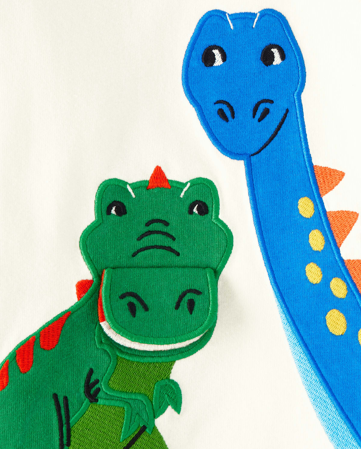 Детские топы Gymboree Boys Embroidered Dino Raglan Top - Dino-Mite — фото 3