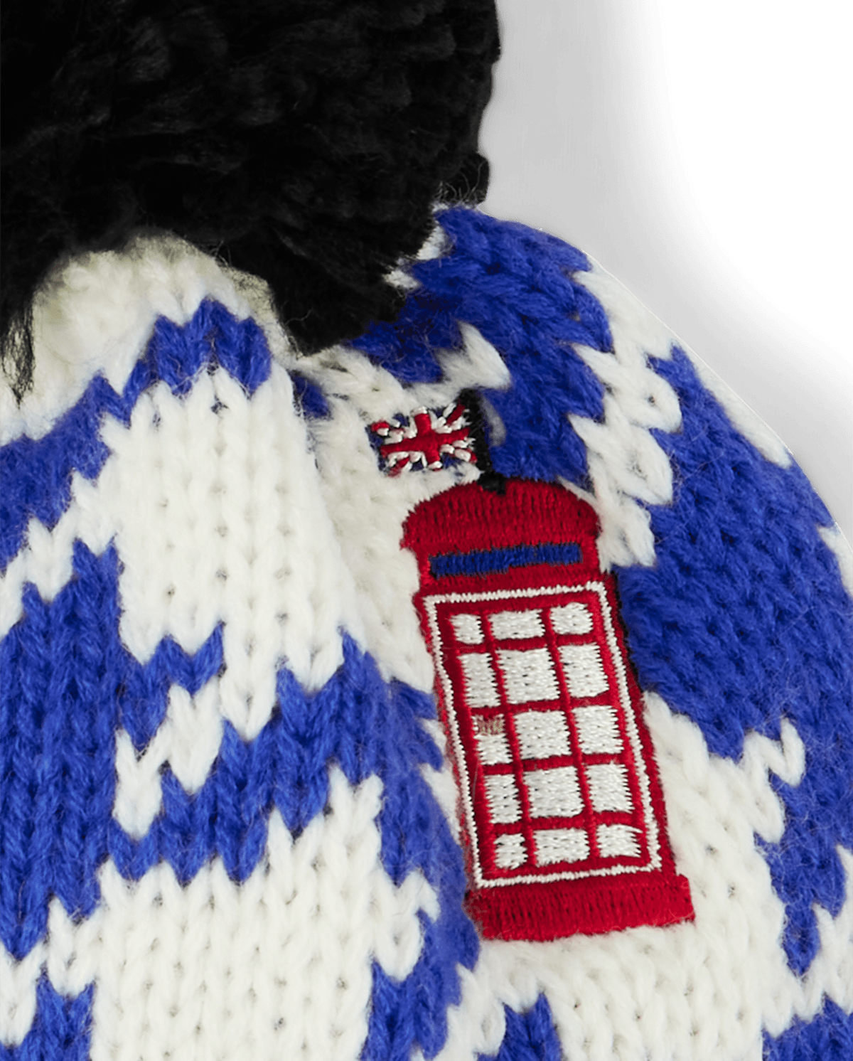 Детские головные уборы Gymboree Boys Houndstooth Pom Pom Hat - London Calling — фото 3