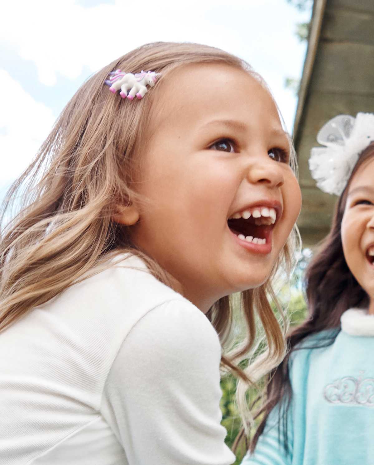 Gymboree Girls Curly Hair Set - Unicorn Princess