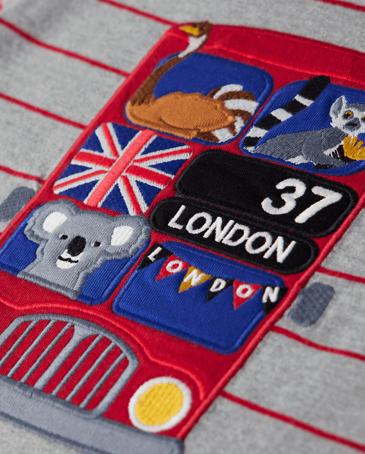 Детские топы Gymboree Boys Striped Trolley Top - London Calling — фото 3
