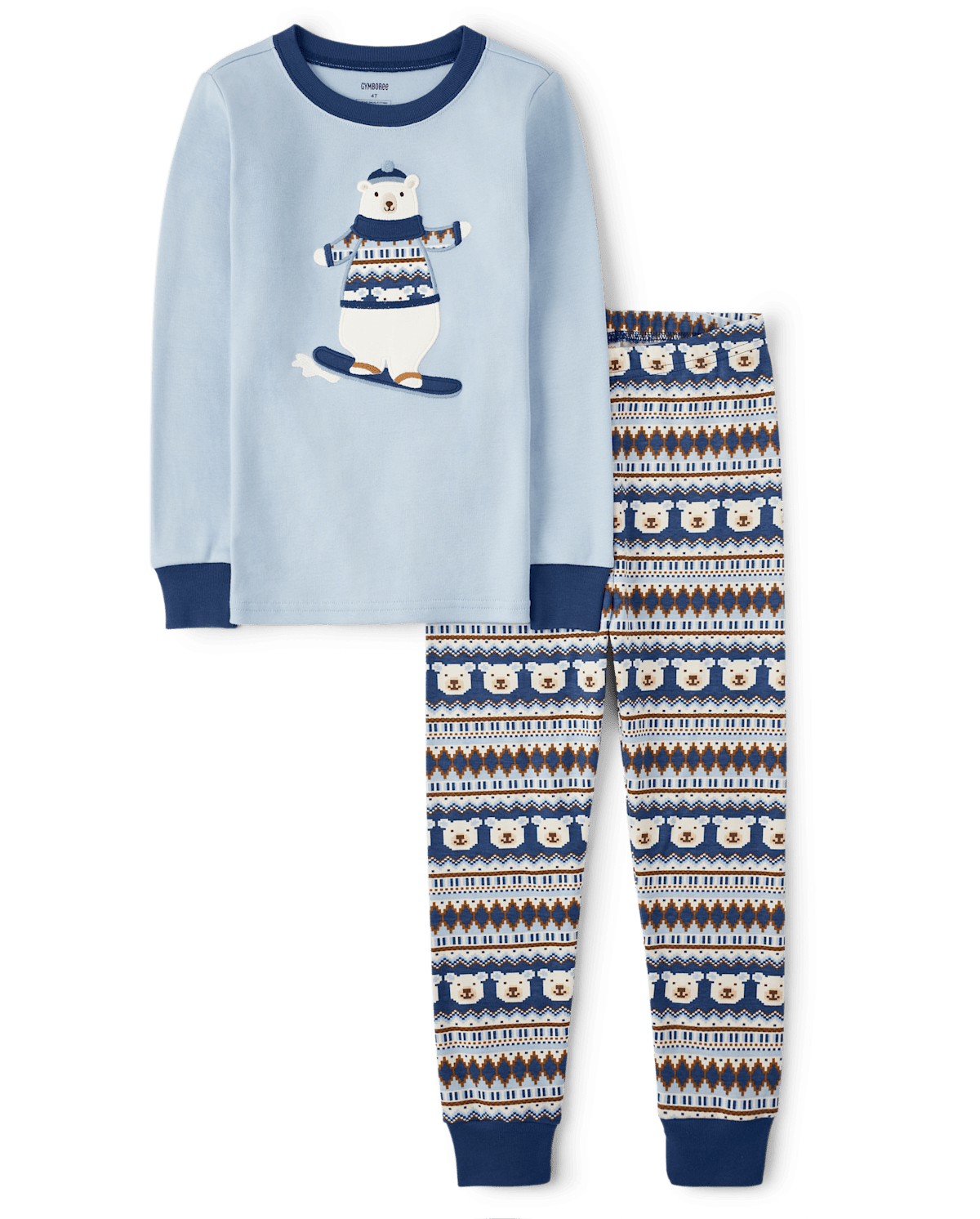Детские пижамы Gymboree Boys Polar Bear Snug Fit Cotton Pajamas - Gymmies