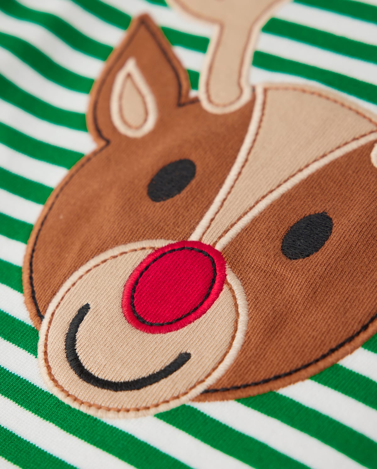 Детские пижамы Gymboree Kids Striped Reindeer Snug Fit Cotton Pajamas — фото 2