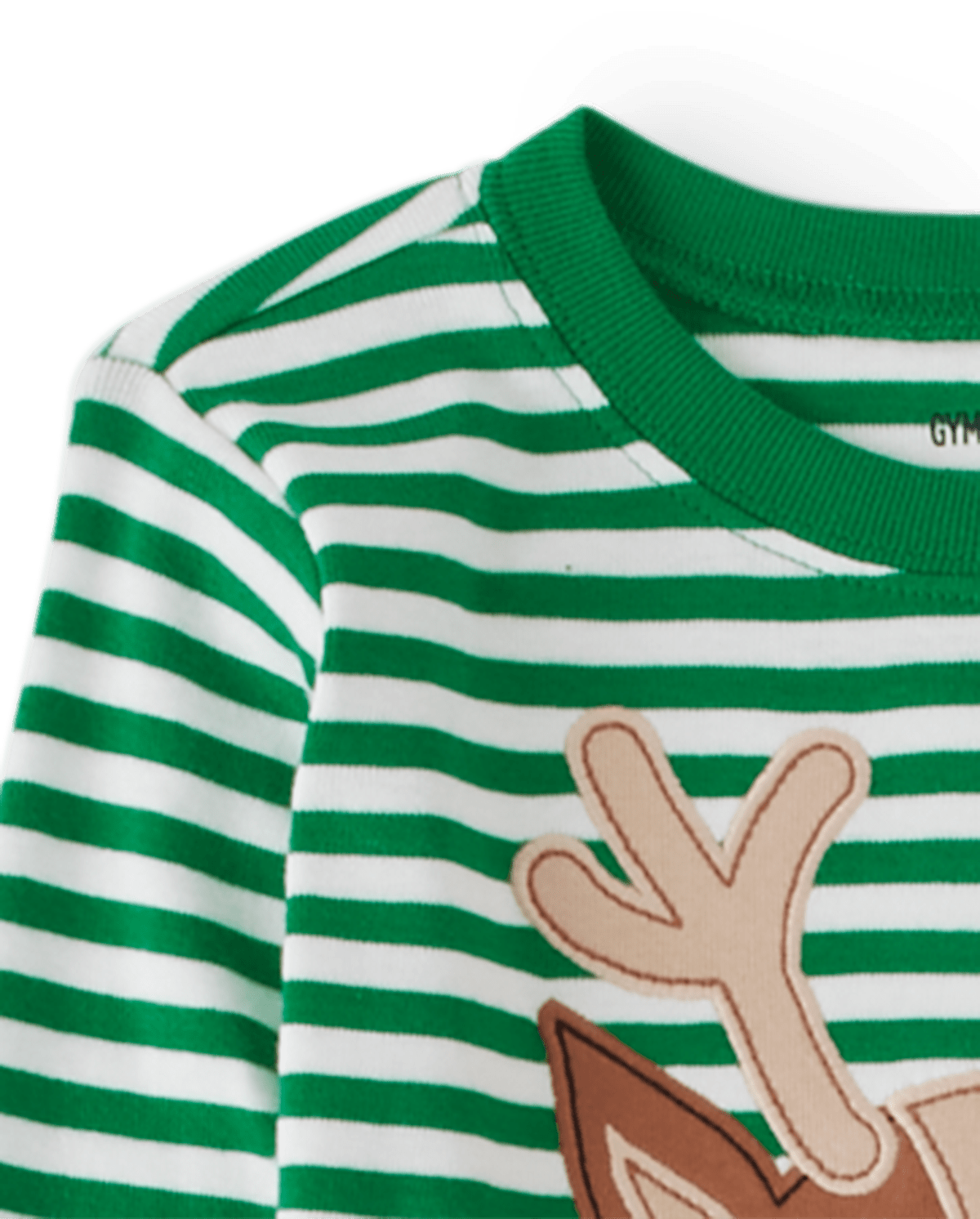 Детские пижамы Gymboree Kids Striped Reindeer Snug Fit Cotton Pajamas — фото 3