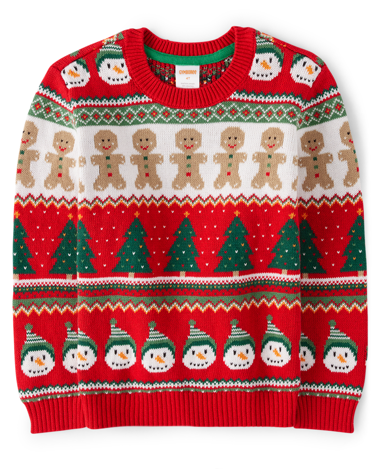 Детские свитеры Gymboree Boys Intarsia Christmas Sweater - Gingerbread House