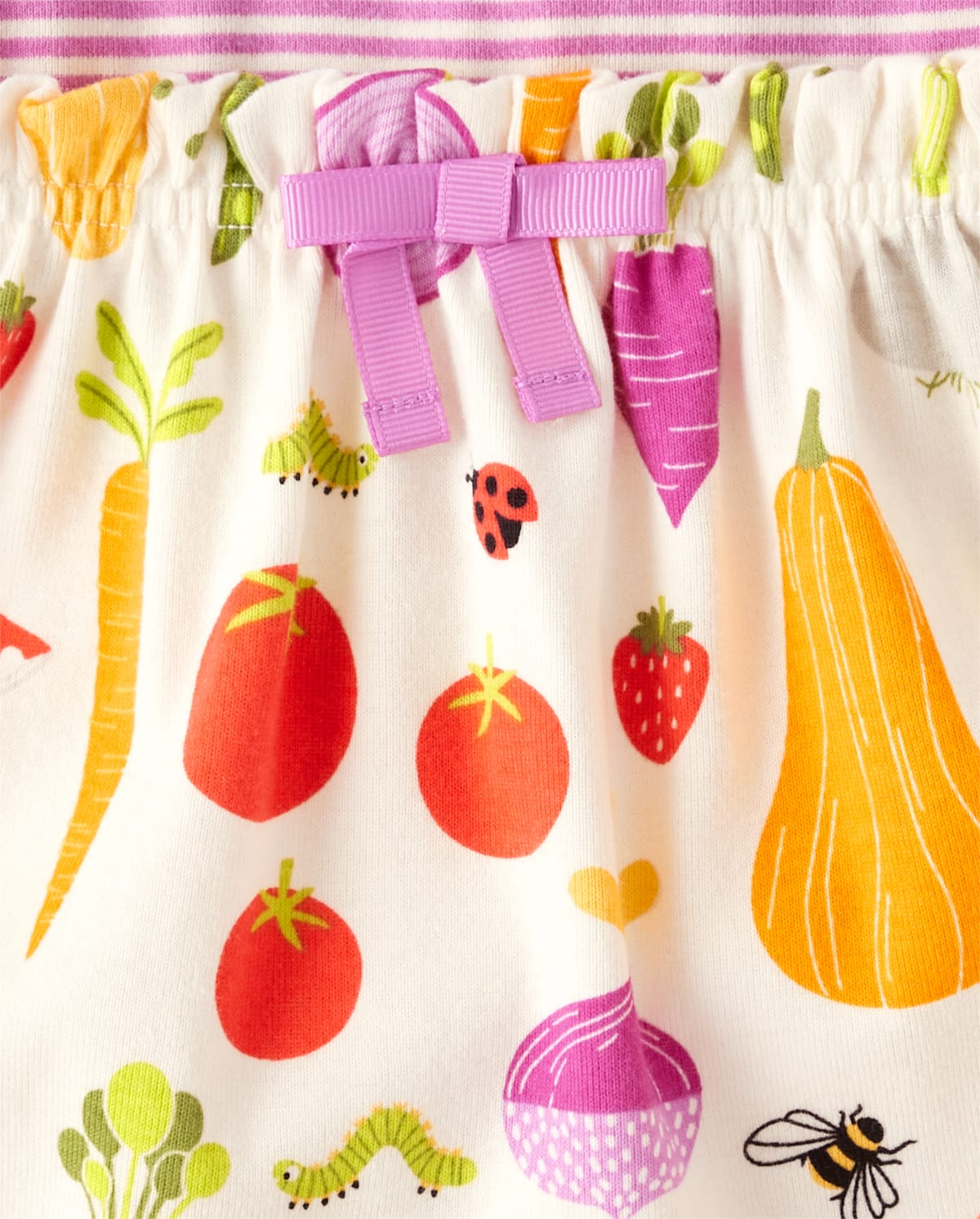 Детские платья Gymboree Girls Striped Vegetable Dress - Little Sprout — фото 2