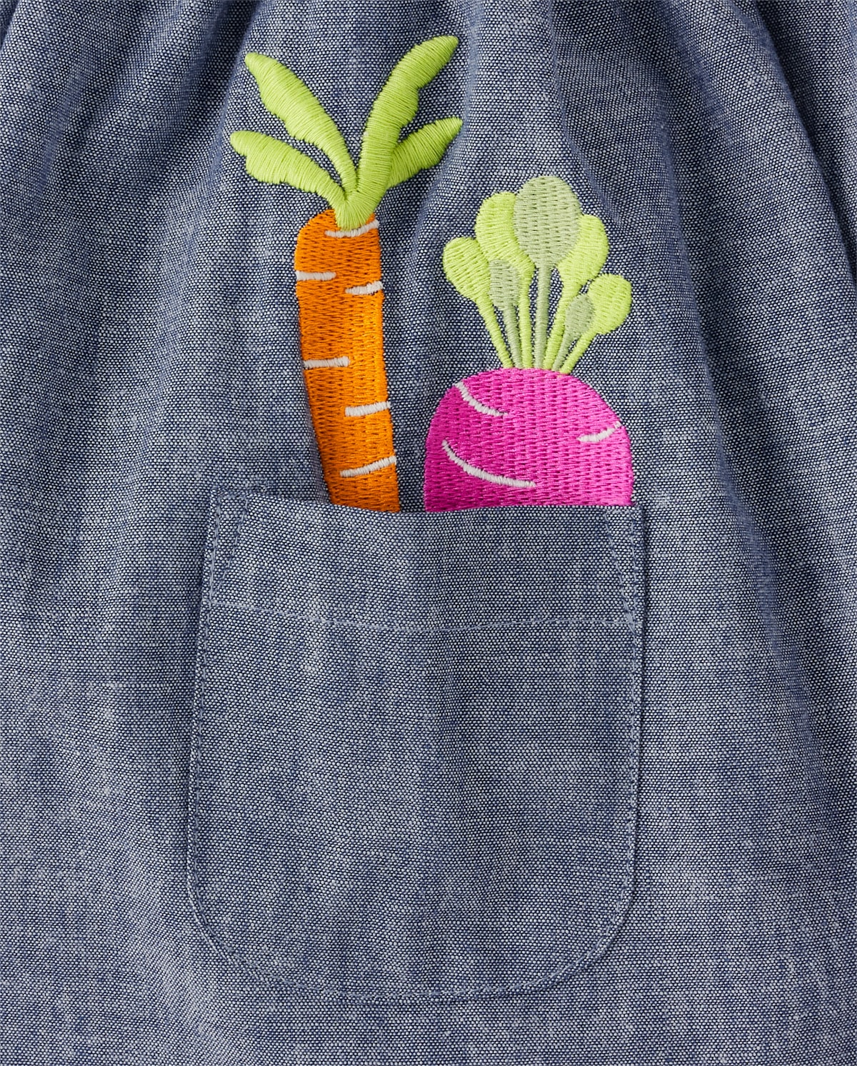 Детские юбки Gymboree Girls Embroidered Vegetable Skirtall - Little Sprout — фото 2