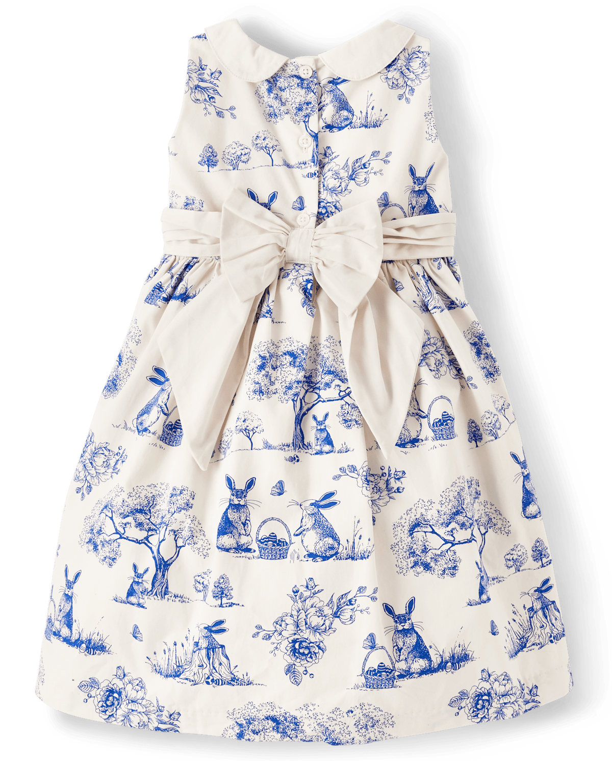 Детские платья Gymboree Girls Bunny Peter Pan Dress - Blue Belle — фото 4