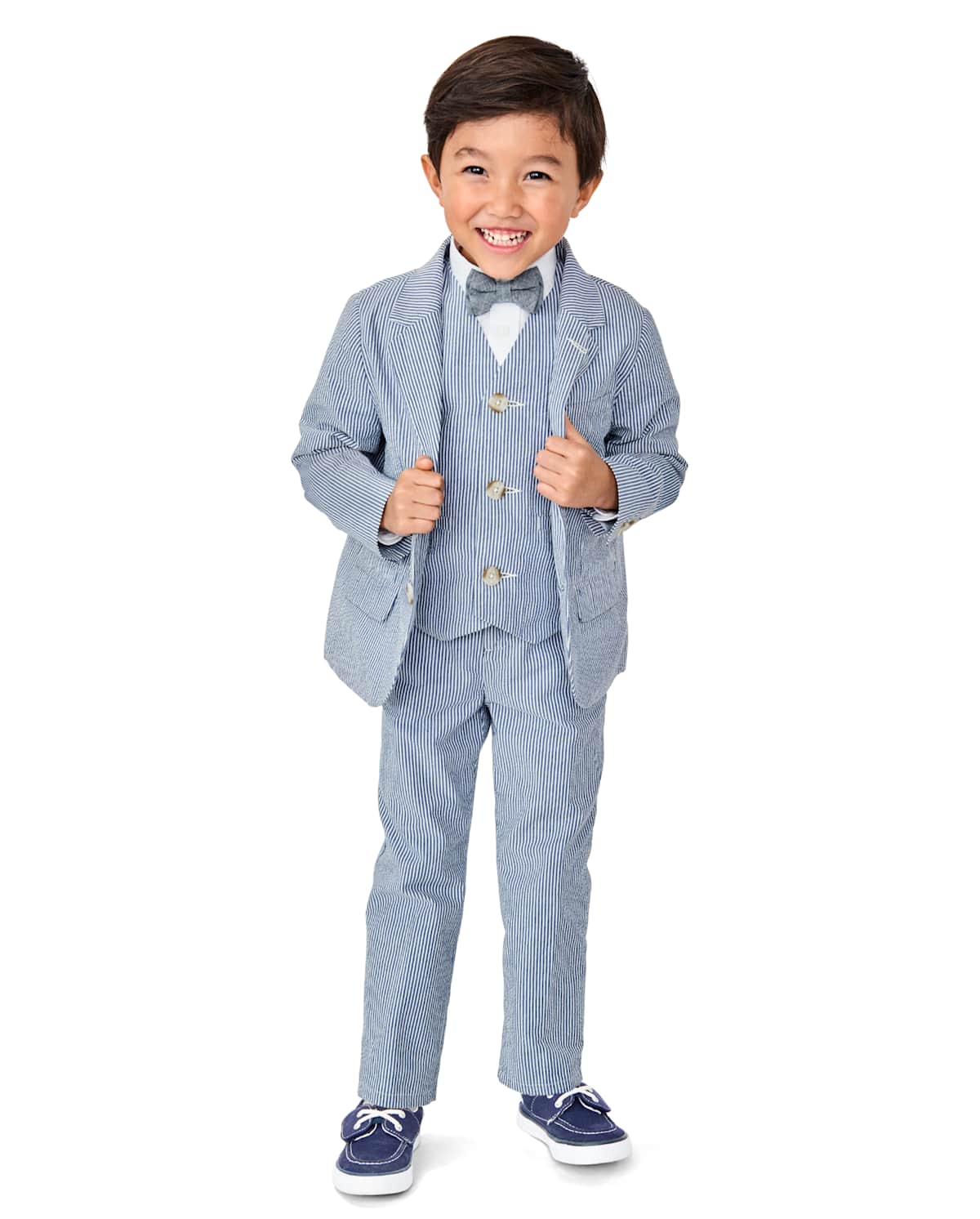 Детские платья Gymboree Boys Seersucker Dress Pants - All Dressed Up — фото 3
