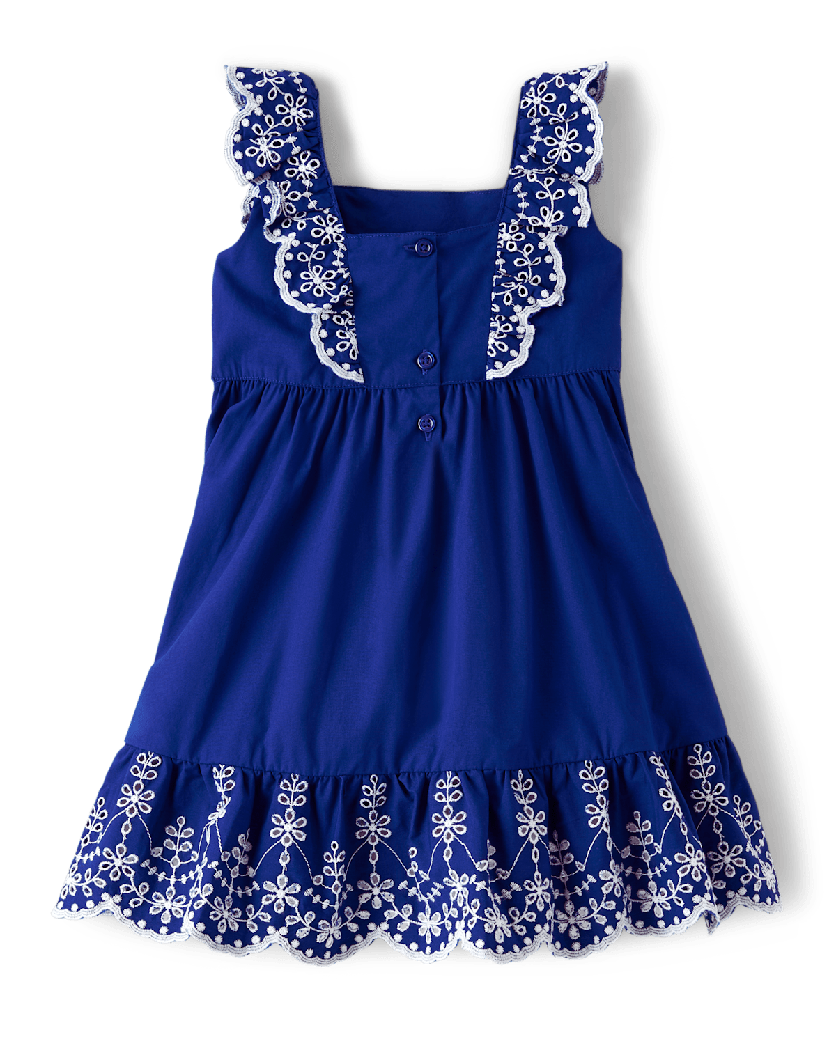 Детские платья Gymboree Girls Mommy And Me Eyelet Dress - Blue Belle — фото 3