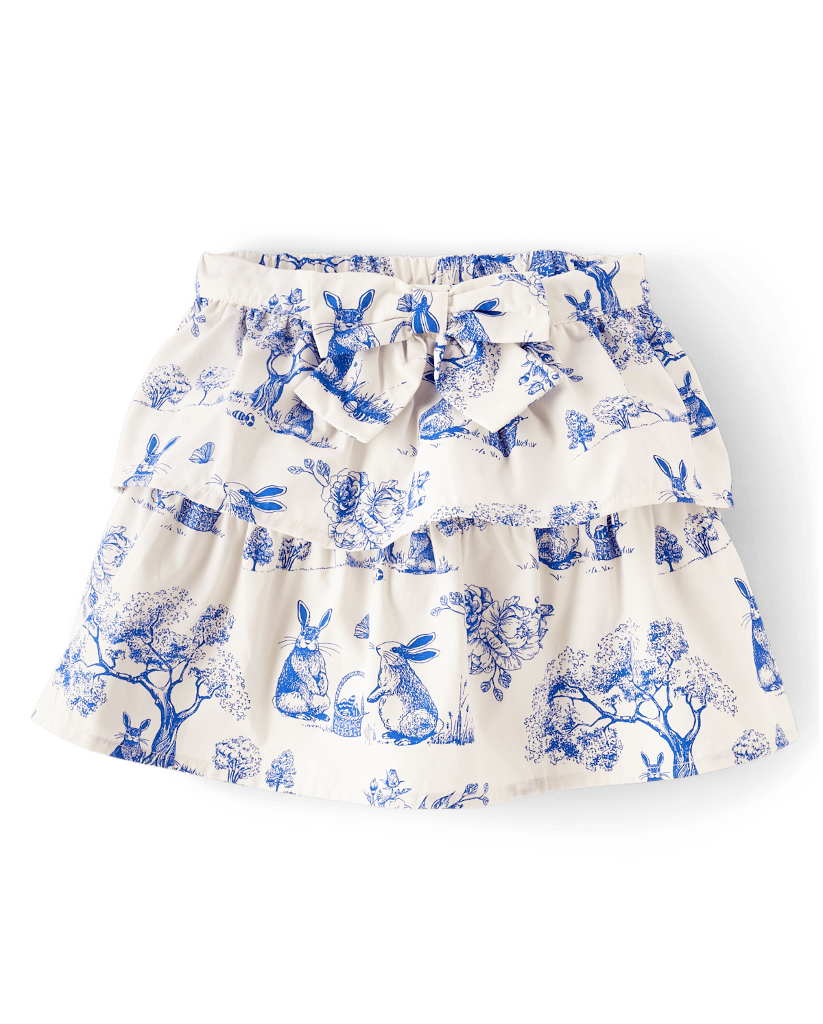 Детские юбки Gymboree Girls Bunny Tiered Skort - Blue Belle