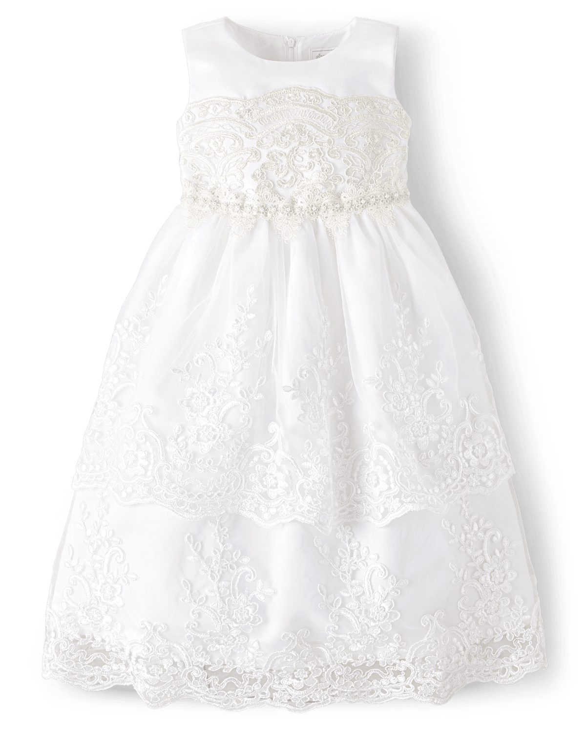 Детские платья Gymboree Girls Lace Applique Tiered Dress - Special Occasions