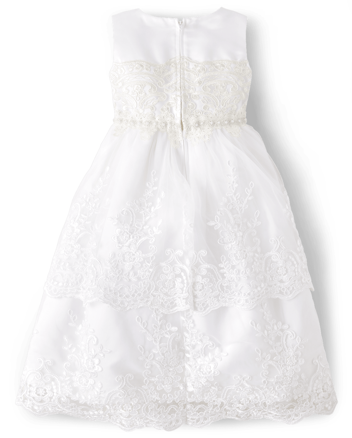 Детские платья Gymboree Girls Lace Applique Tiered Dress - Special Occasions — фото 3