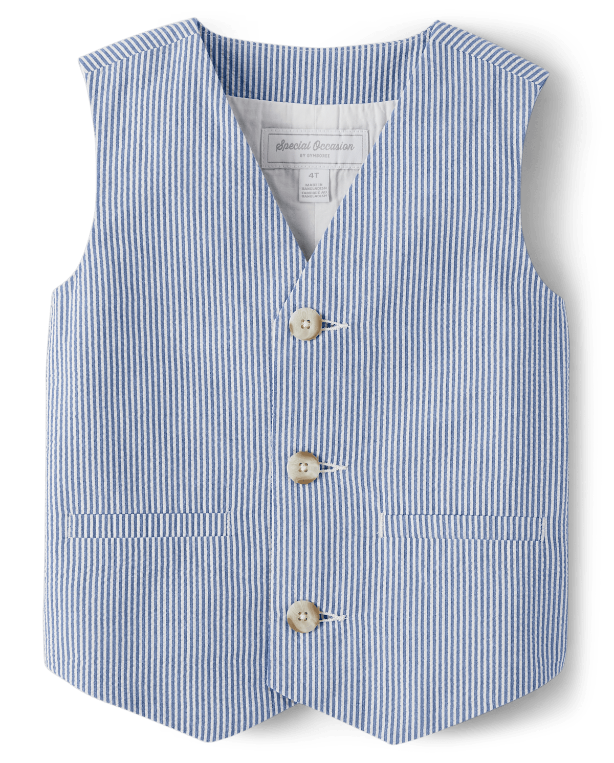 Детские жилеты Gymboree Boys Seersucker Vest - All Dressed Up