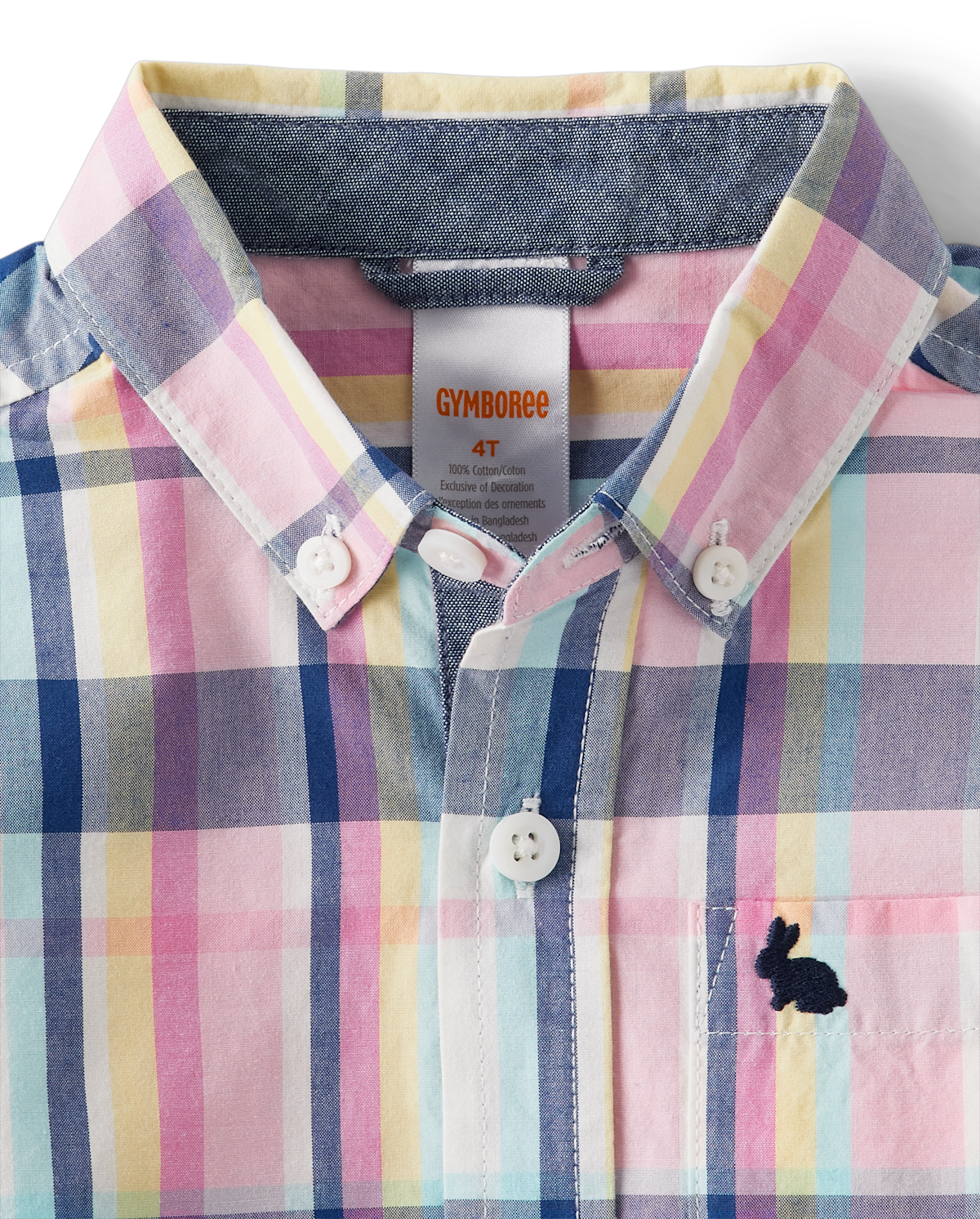 Детские рубашки Gymboree Boys Matching Family Plaid Button Down Shirt - Spring Celebrations