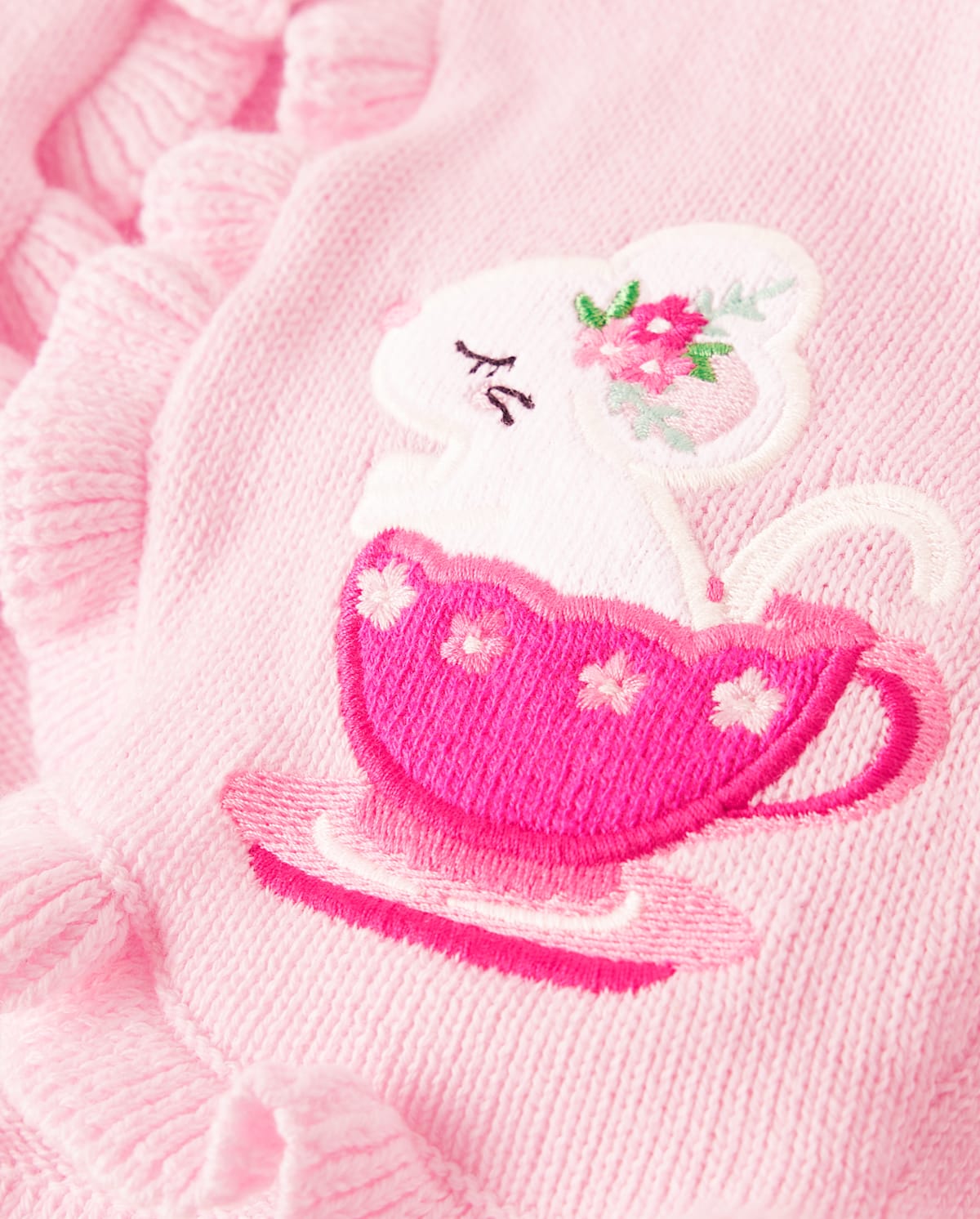 Детские кардиганы Gymboree Baby Girls Embroidered Teacup Cardigan - Time for Tea