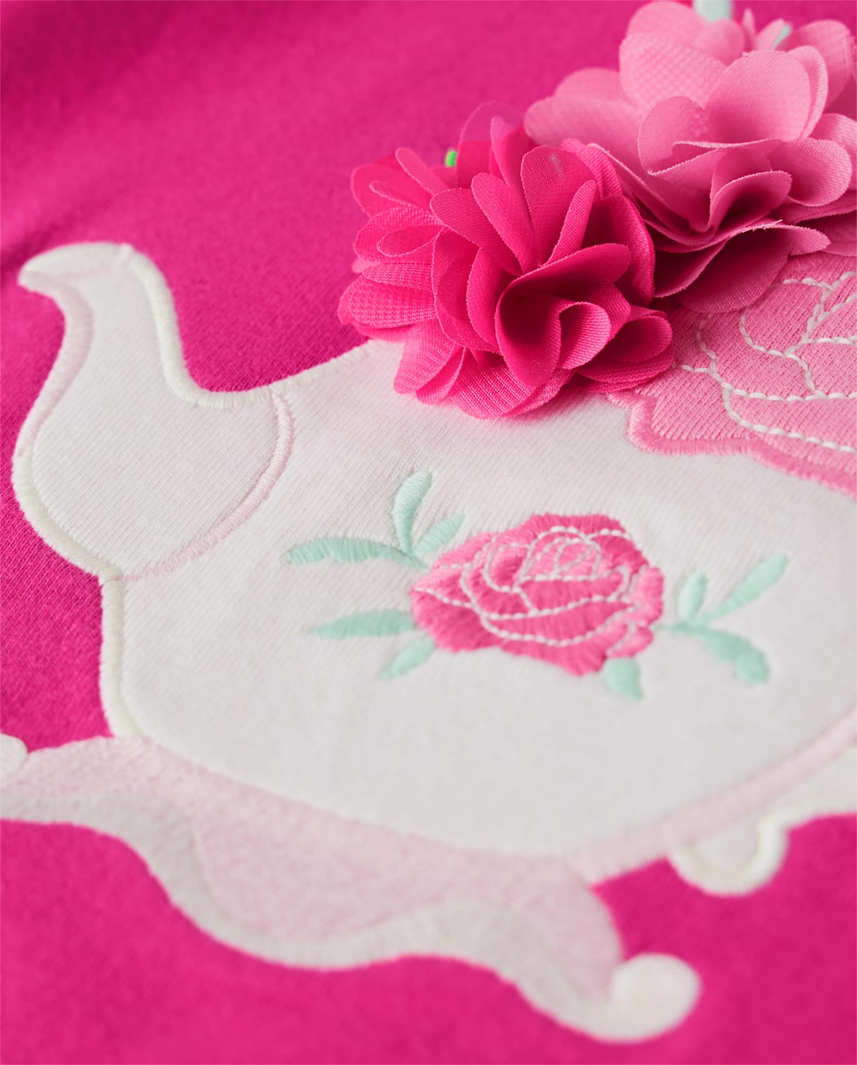 Детские топы Gymboree Girls Embroidered Teapot Tank Top - Time for Tea
