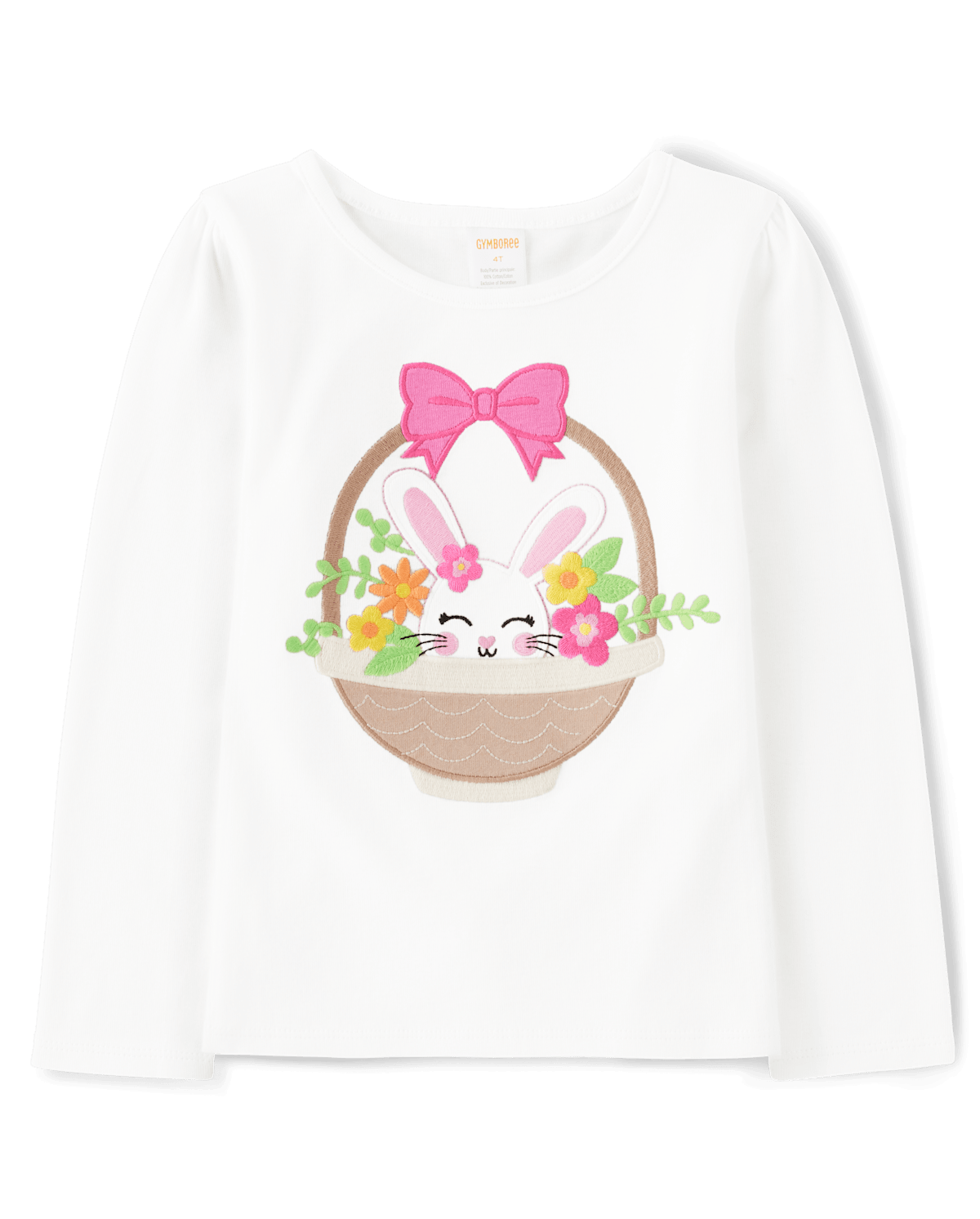 Детские топы Gymboree Girls Embroidered Basket Top - Spring Celebrations