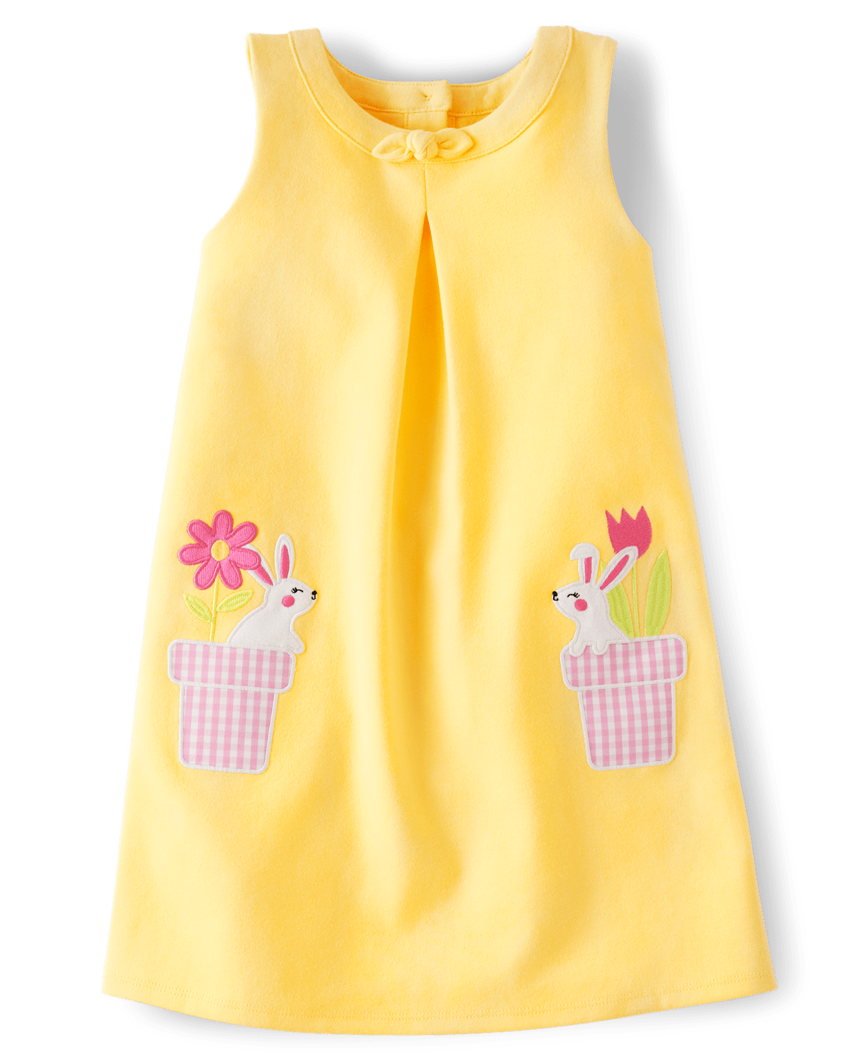 Детские платья Gymboree Girls Applique Bunny Ponte Shift Dress - Spring Celebrations