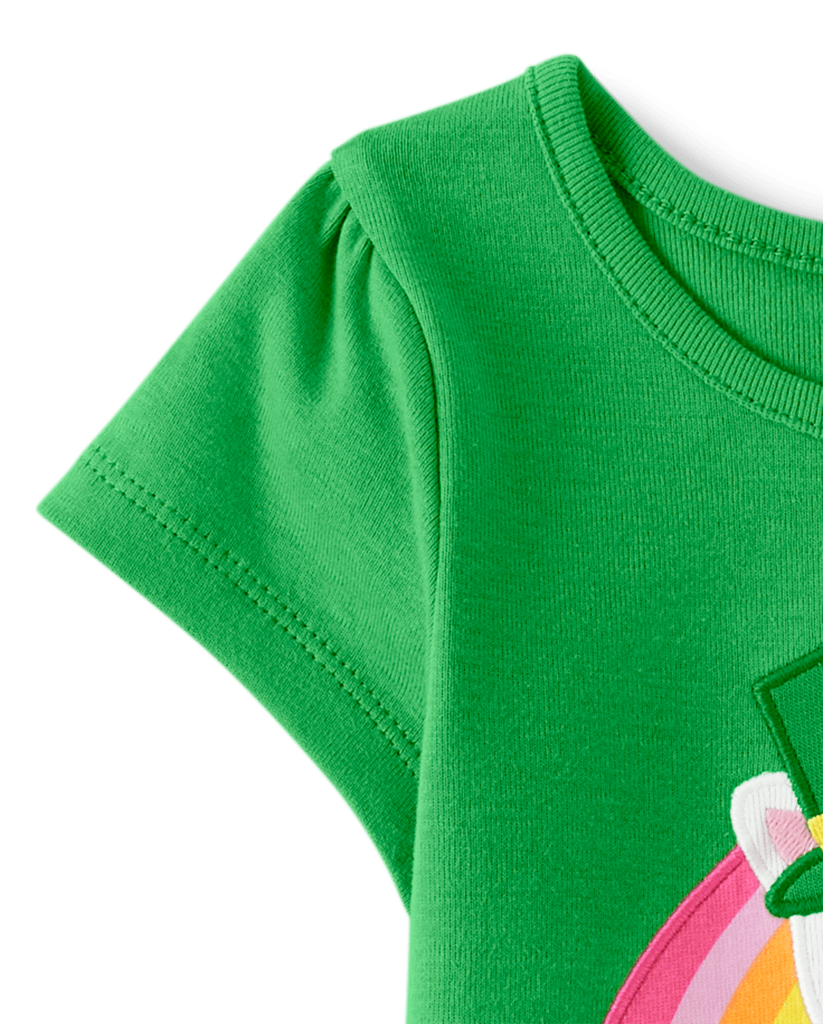 Детские топы Gymboree Girls Embroidered Cat Top - Little Leprechaun — фото 2