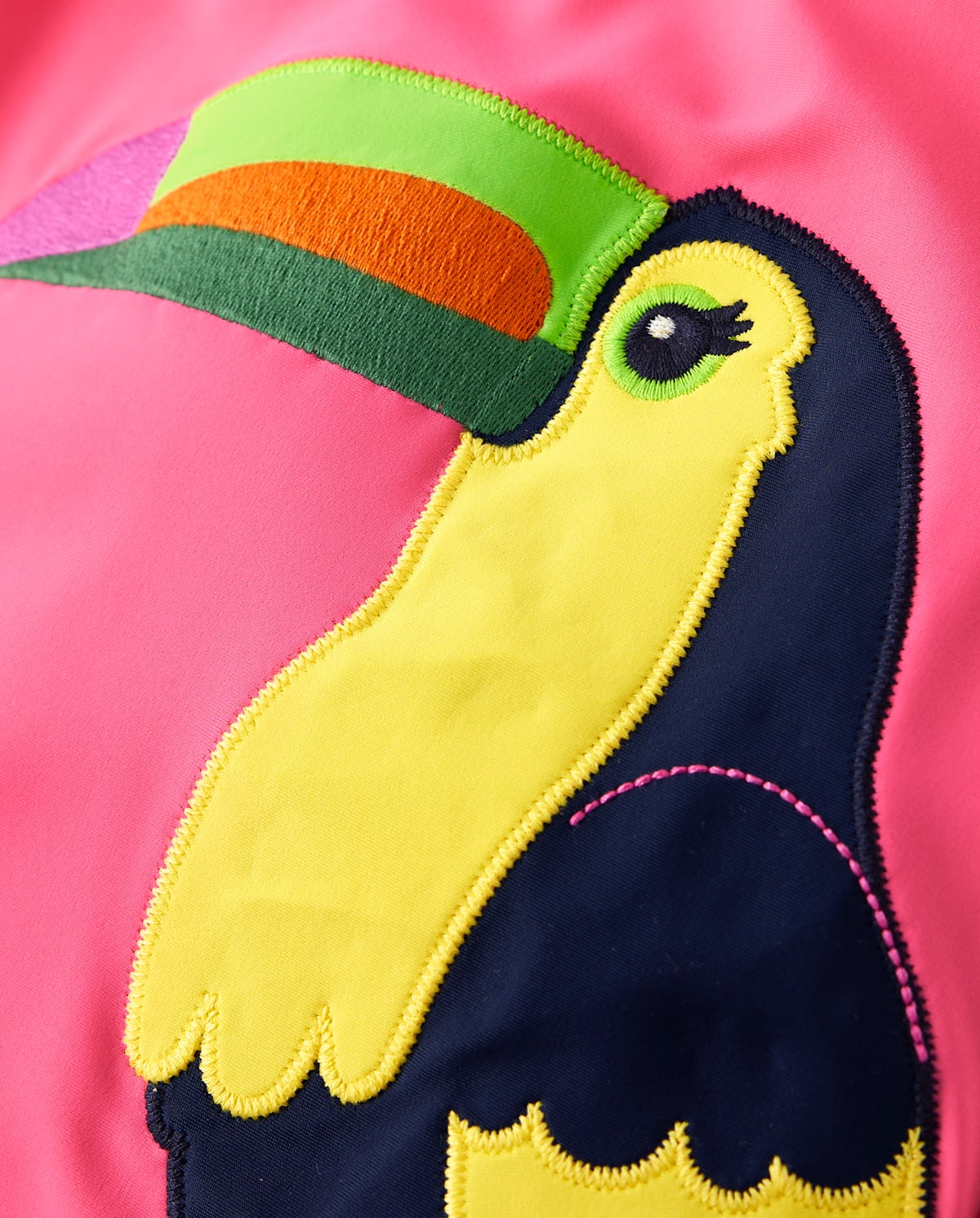 Детские купальники Gymboree Girls Embroidered Toucan One Piece Swimsuit - Aloha — фото 2