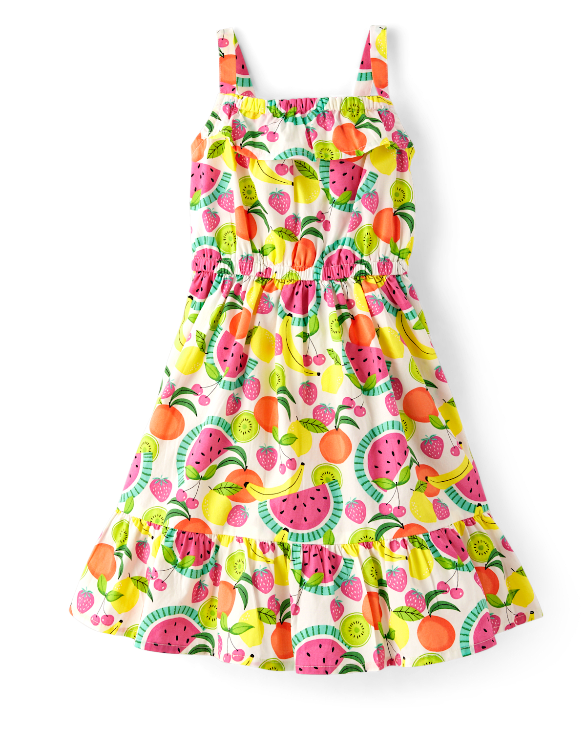 Детские платья Gymboree Girls Fruit Ruffle Dress - Festive Fruit