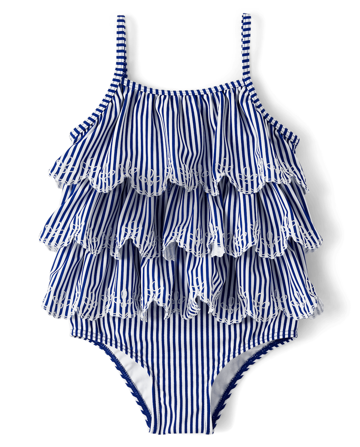 Детские купальники Gymboree Girls Striped Eyelet One Piece Swimsuit - Splish-Splash