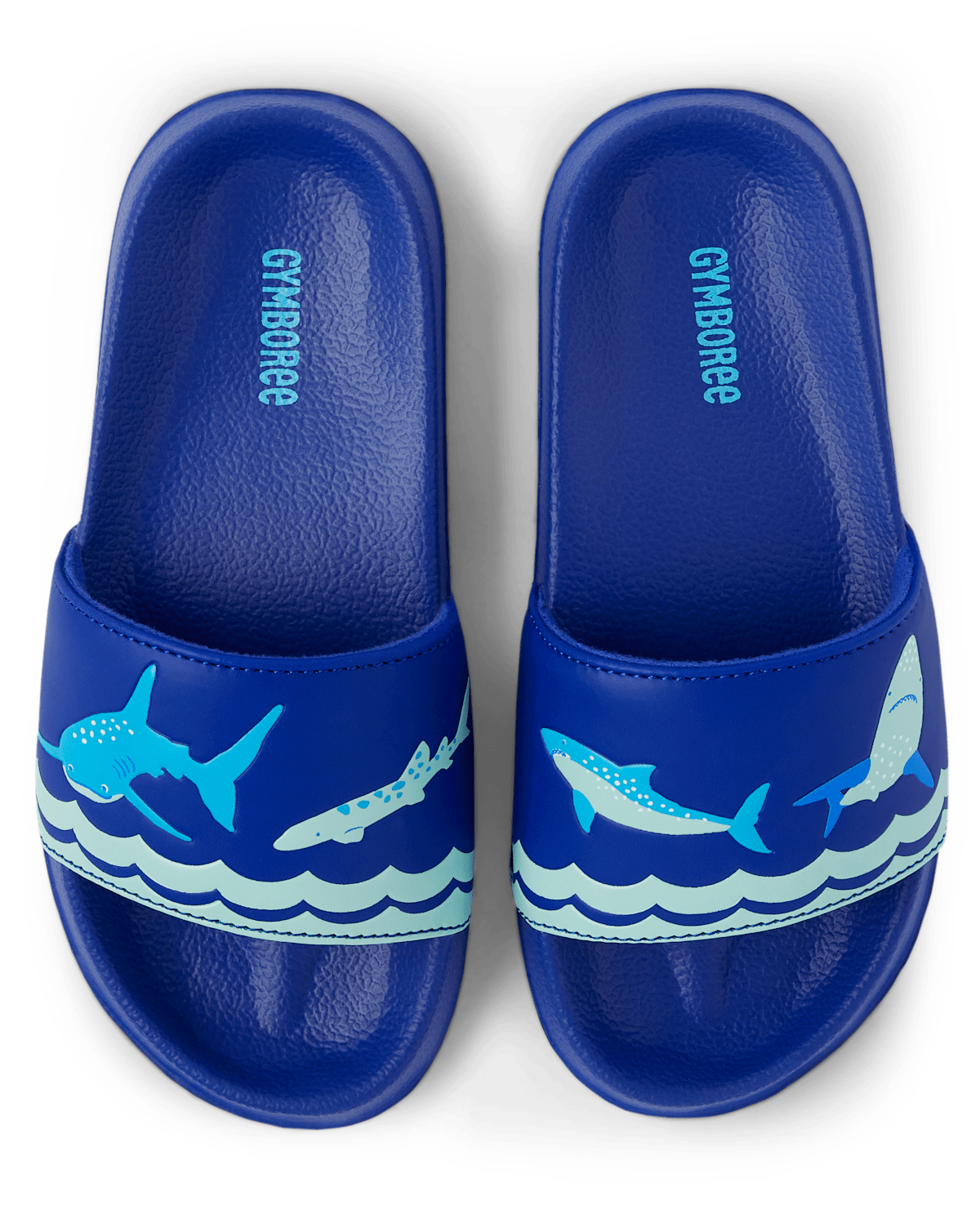 Детские сандалии Gymboree Boys Shark Slides - Splish-Splash — фото 5