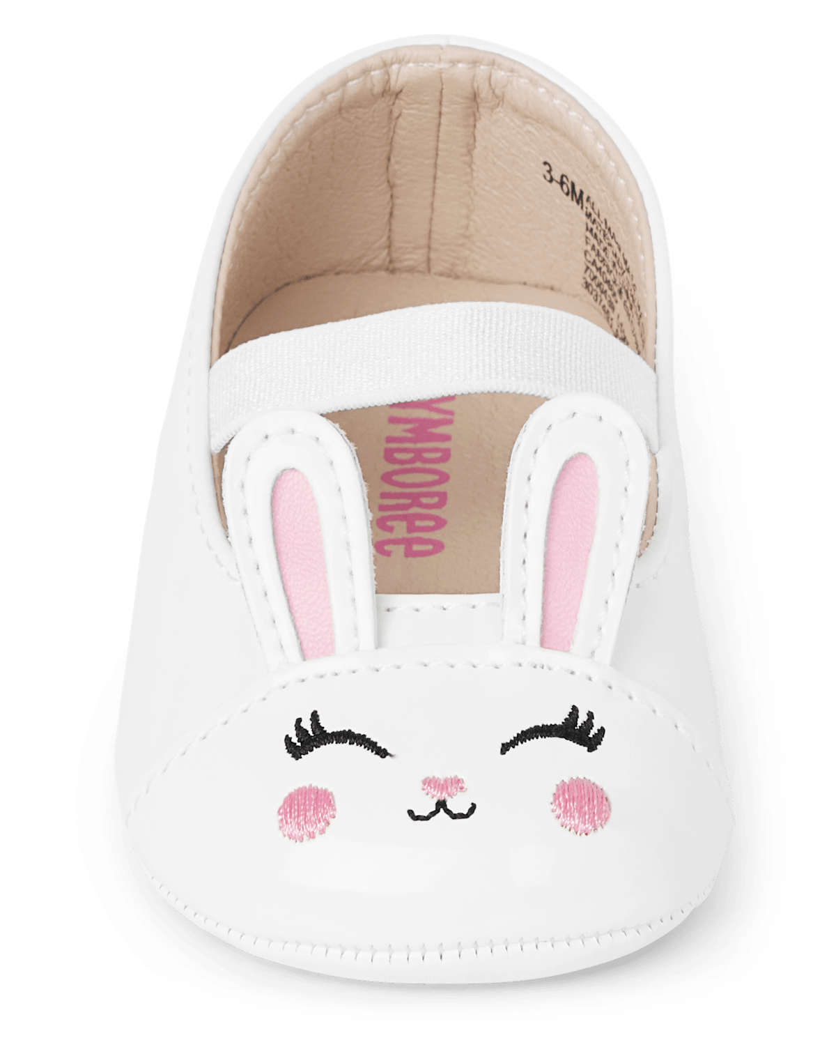 Обувь Gymboree Baby Girls Embroidered Bunny Ballet Flats - Spring Celebrations — фото 3