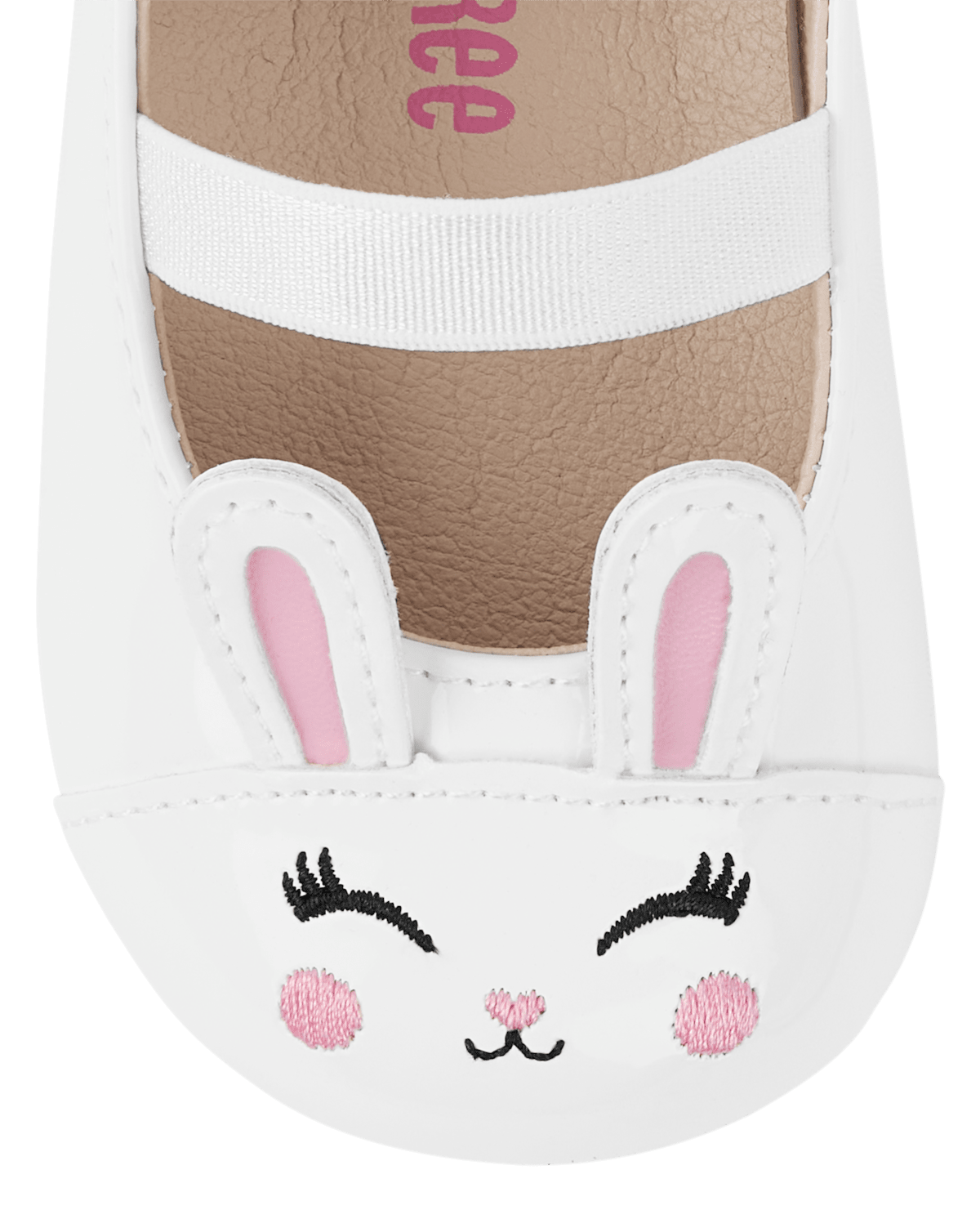 Обувь Gymboree Baby Girls Embroidered Bunny Ballet Flats - Spring Celebrations — фото 4