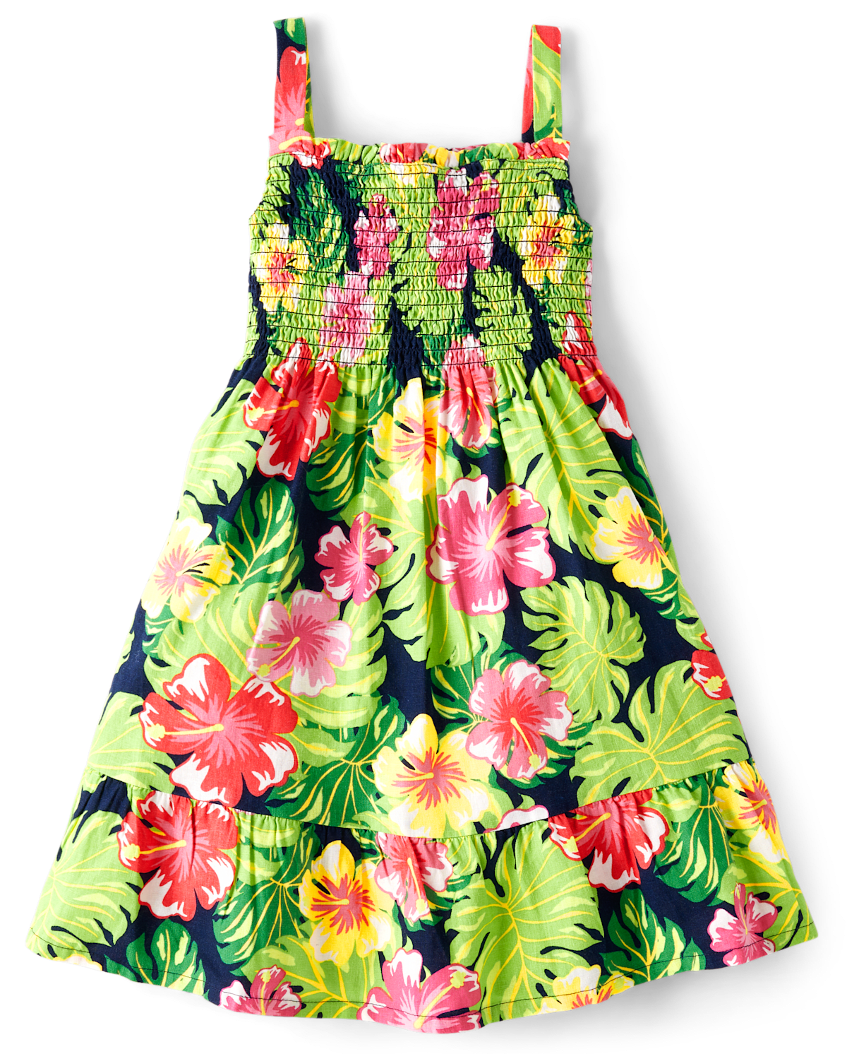 Детские платья Gymboree Girls Tropical Ruffle Dress - Aloha