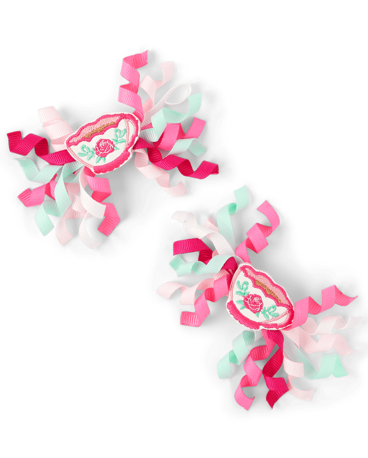 Детские аксессуары Gymboree Girls Teacup Curly Hair Clips - Time for Tea