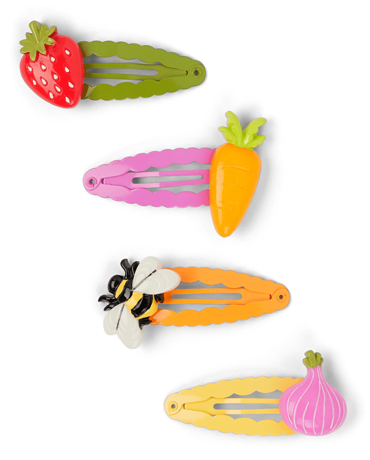 Детские аксессуары Gymboree Girls Garden Hair Clips 4-Pack - Little Sprout