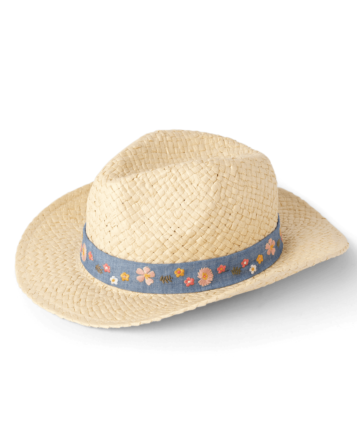 Детские головные уборы Gymboree Girls Embroidered Floral Cowgirl Hat - Country Trail