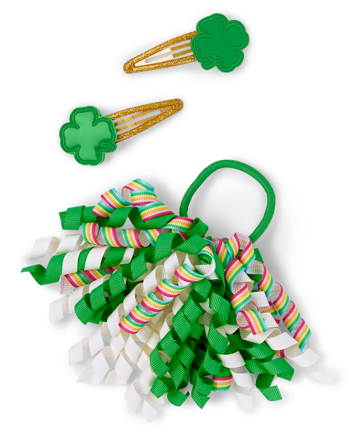 Gymboree Girls Curly Hair Set - Little Leprechaun