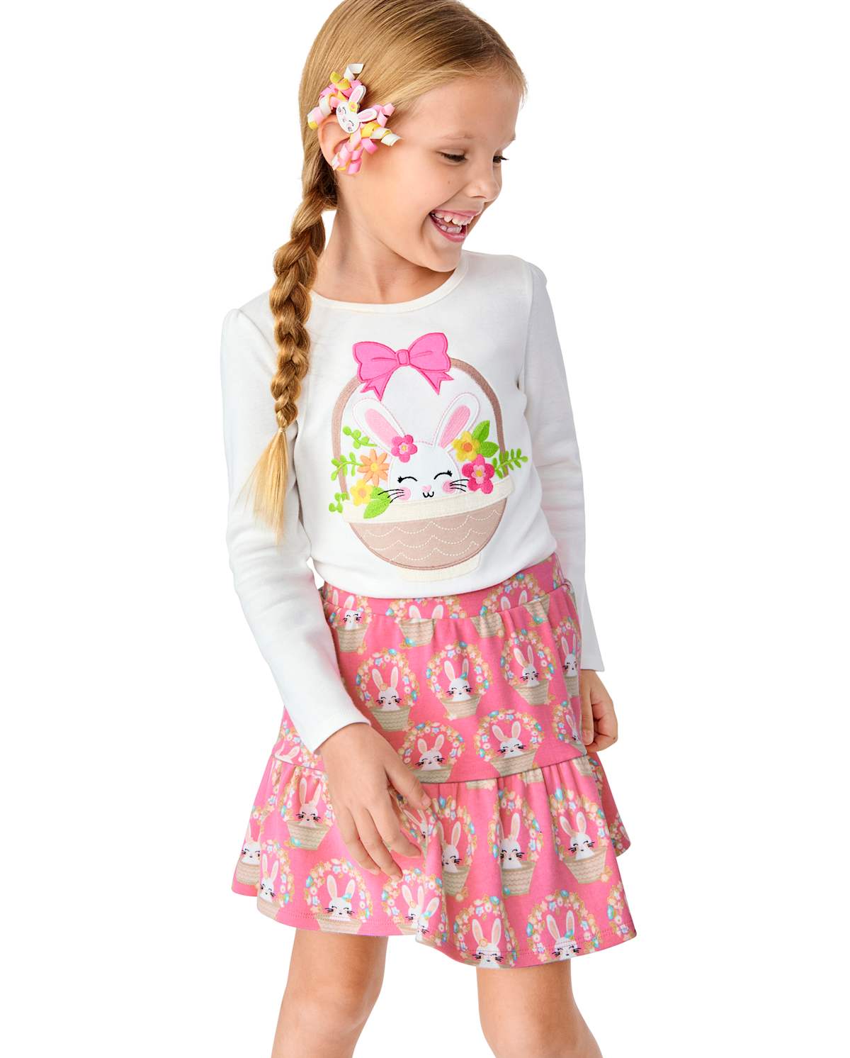 Детские юбки Gymboree Girls Bunny Peplum Skort - Spring Celebrations — фото 3