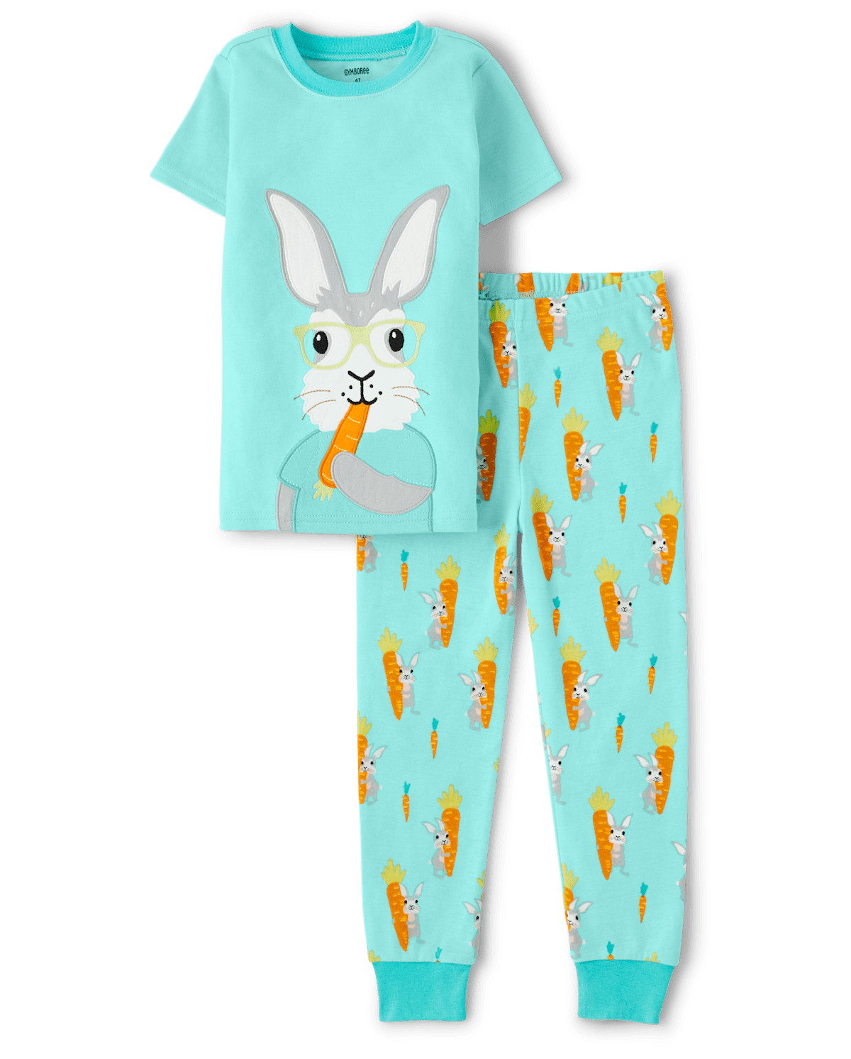 Детские пижамы Gymboree Boys Bunny Snug Fit Cotton Pajamas - Gymmies