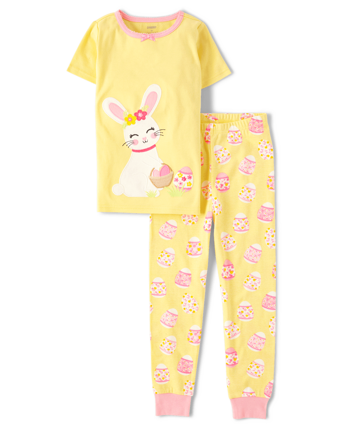 Gymboree Girls Bunny Snug Fit Cotton Pajamas - Gymmies