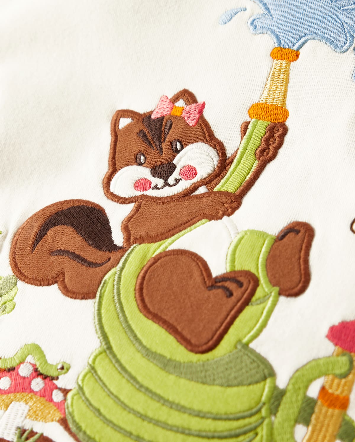 Детские топы Gymboree Girls Embroidered Chipmunk Top - Little Sprout — фото 2