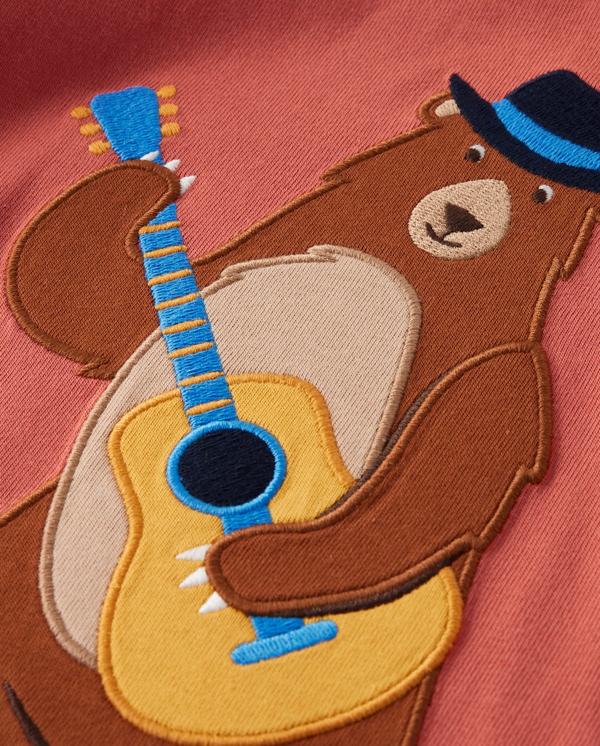 Детские топы Gymboree Boys Embroidered Bear Top - Country Trail — фото 2