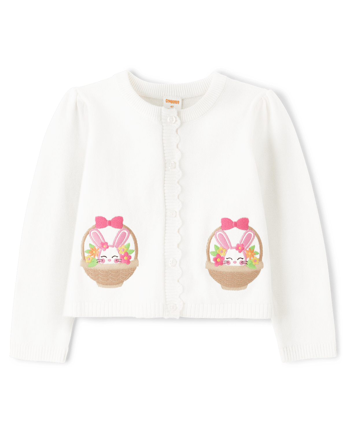 Детские кардиганы Gymboree Girls Embroidered Bunny Cardigan - Spring Celebrations