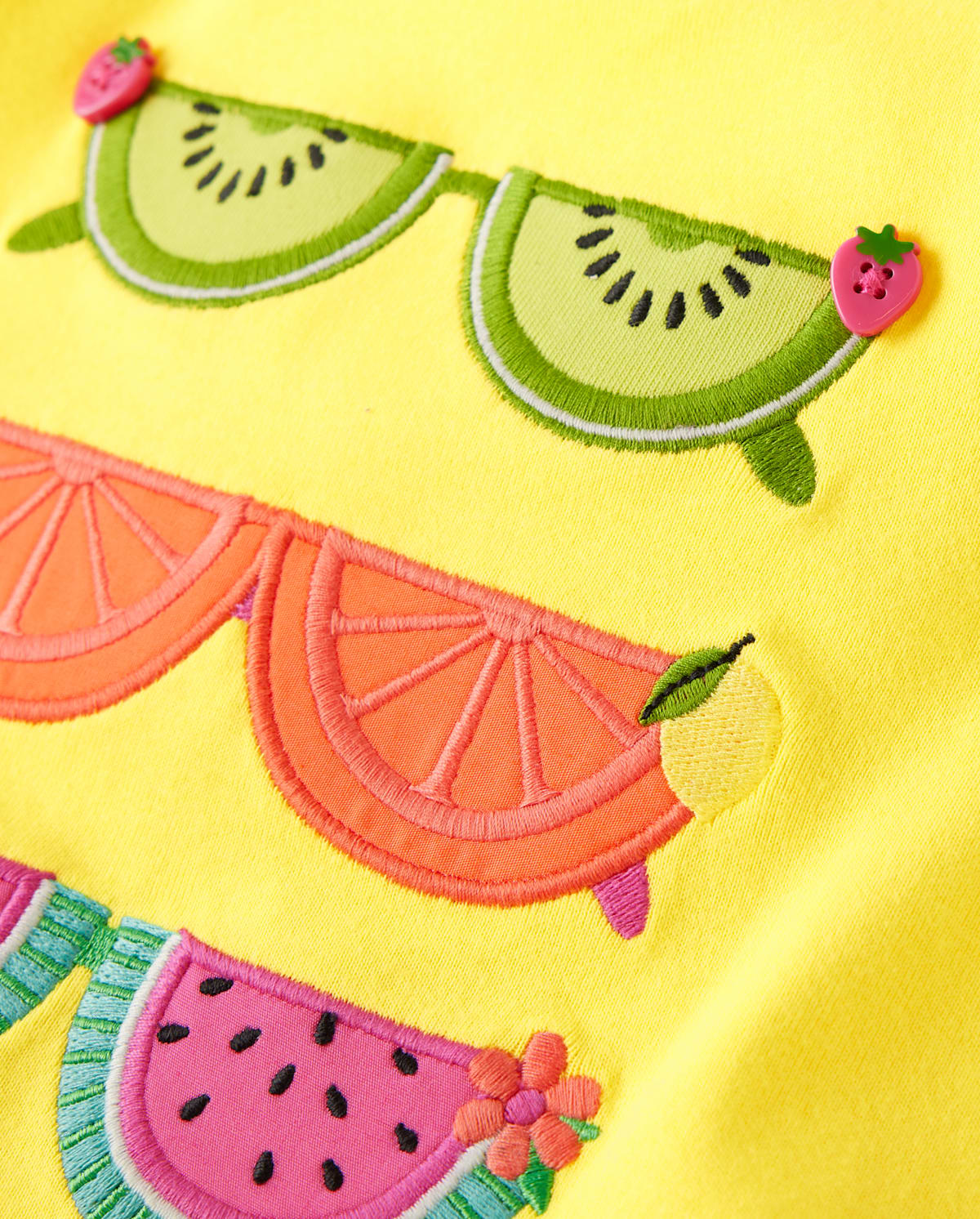 Детские солнцезащитные очки Gymboree Girls Embroidered Sunglasses Flutter Top - Festive Fruit — фото 2