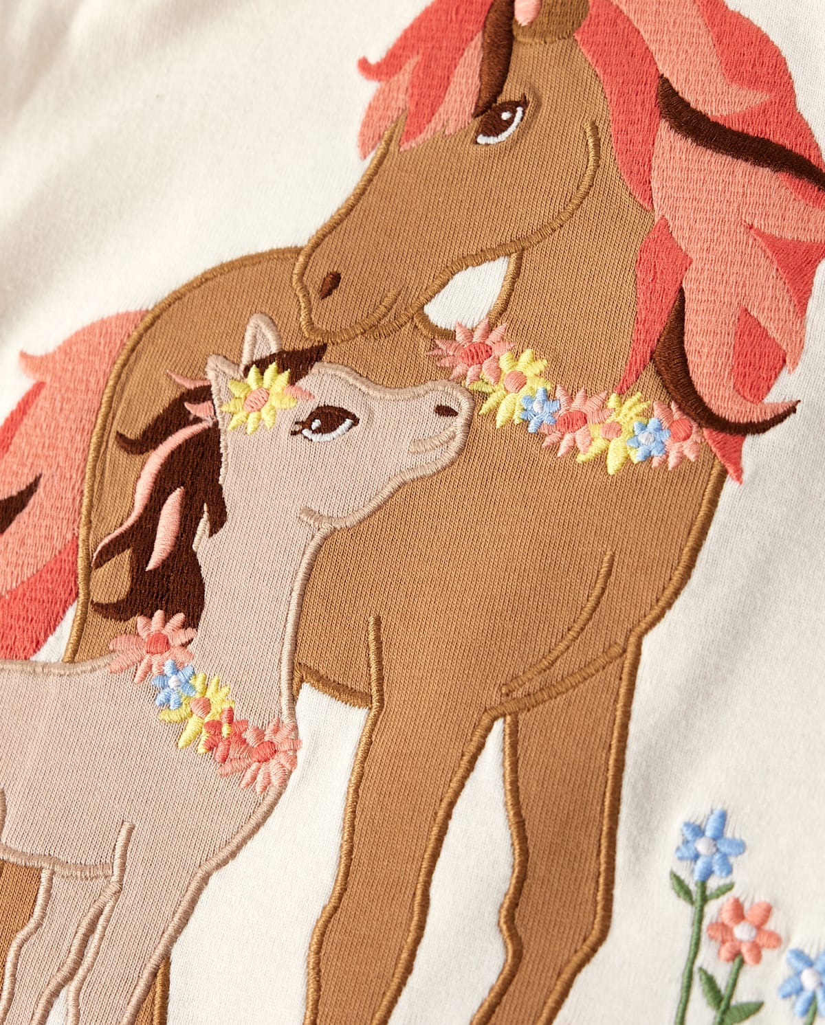 Детские топы Gymboree Girls Embroidered Horse Flutter Top - Country Trail — фото 2