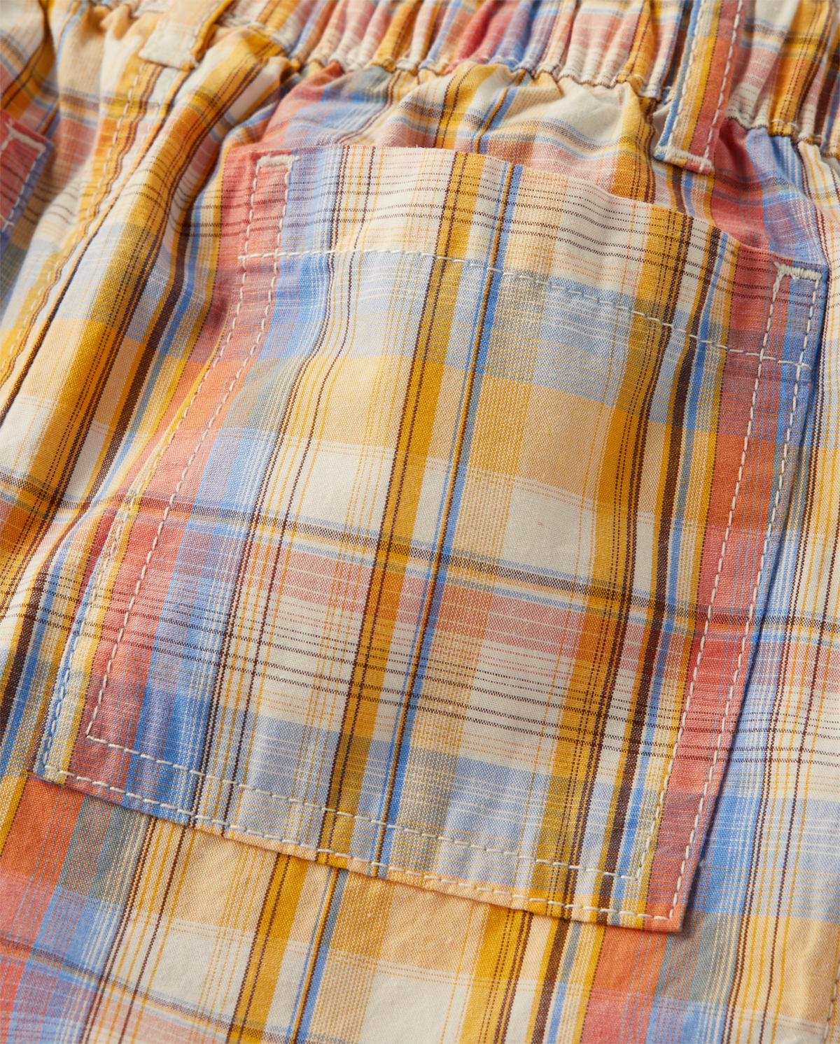 Детские шорты Gymboree Boys Plaid Pull On Shorts - Country Trail — фото 4