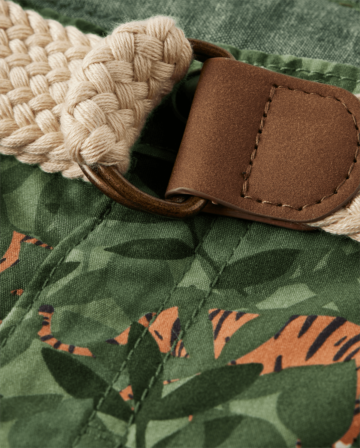 Детские шорты Gymboree Boys Leopard Leaf Chino Shorts - Safari